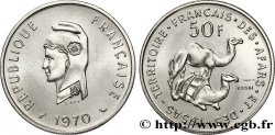 DJIBOUTI - Territoire français des AFARS et des ISSAS Essai de 50 Francs Marianne / dromadaires 1970 Paris