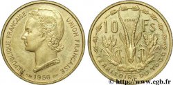TOGO - UNION FRANÇAISE 10 francs ESSAI 1957 Paris