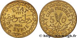 THIRD REPUBLIC - SYRIA Essai de 5 Piastres 1926 Paris MS