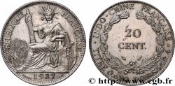 FRENCH INDOCHINA 20 Centièmes 1937 Paris