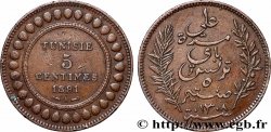 TUNISIA - French protectorate 5 Centimes AH 1308 1891 Paris