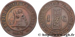 INDOCINA FRANCESE 1 Centième 1887 Paris