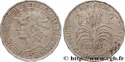 GUADELUPA Bon pour 1 Franc 1921