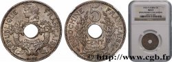 FRENCH INDOCHINA 5 Centièmes 1923 Paris MS63 NGC