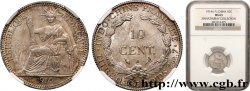 FRENCH INDOCHINA 10 Centièmes 1914 Paris MS63 NGC