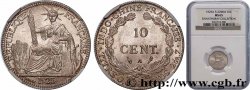 FRENCH INDOCHINA 10 Centièmes 1925 Paris MS65 NGC