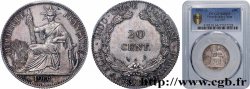 FRENCH INDOCHINA 20 Centièmes 1902 Paris MS64 PCGS