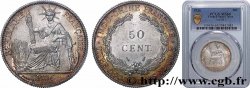 FRENCH INDOCHINA 50 Centièmes 1936 Paris MS64 PCGS