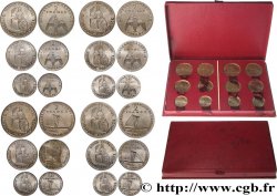 NEW CALEDONIA Boite d’essai de présentation 12 monnaies 1948 Paris