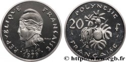 FRENCH POLYNESIA Piéfort de 20 Francs Marianne 1979 Paris