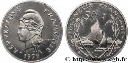 FRENCH POLYNESIA Piéfort 50 Francs Pacifique 1979 Paris