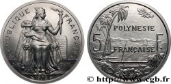FRENCH POLYNESIA Piéfort de 5 Francs I.E.O.M. 1979 Paris