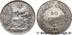 FRENCH INDOCHINA 20 Centièmes 1899 Paris