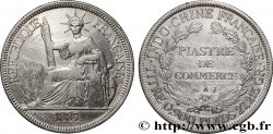 FRENCH INDOCHINA 1 Piastre de Commerce 1887 Paris