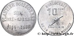 ALGERIA 10 Centimes Horlogerie Plantier Boissonnet 1916 Sidi-Bel-Abbès