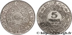 MOROCCO - FRENCH PROTECTORATE 5 Francs AH1352 1933 Paris