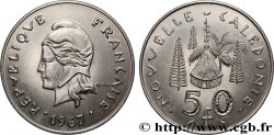NEW CALEDONIA 50 Francs frappe courante 1967 Paris