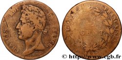 FRENCH COLONIES - Charles X, for Martinique and Guadeloupe 5 Centimes Charles X 1827 La Rochelle - A