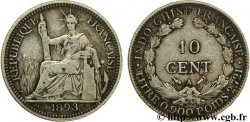 INDOCINA FRANCESE 10 Centièmes 1893 Paris