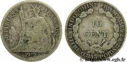 INDOCINA FRANCESE 10 Centièmes 1912 Paris
