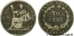 INDOCHINA 10 Centièmes 1920 San Francisco