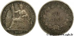 FRANZÖSISCHE COCHINCHINA 10 Centimes 1879 Paris