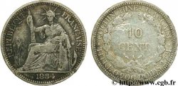 COCHINCHINA FRANCESA 10 centimes 1884 Paris