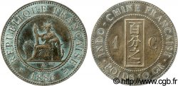FRANZÖSISCHE-INDOCHINA 1 Centième 1886 Paris