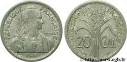 FRANZÖSISCHE-INDOCHINA 20 Centièmes 1945 Castelsarrazin