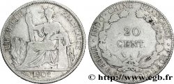INDOCHINA 20 Centièmes 1902 Paris