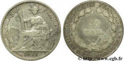 FRANZÖSISCHE-INDOCHINA 20 Centièmes 1911 Paris
