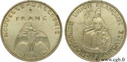 NUOVA CALEDONIA Essai de 1 Franc avec listel en relief 1948 Paris