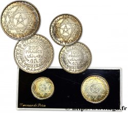 MAROC - PROTECTORAT FRANÇAIS Boîte d’essais de 100 et 200 Francs 1953 Paris