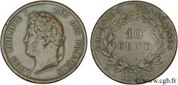 COLONIES FRANÇAISES - Louis-Philippe, pour les Îles Marquises 10 centimes 1843 Paris TB+