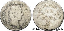 ANTILLAS FRANCESAS Douze sols 1731 La Rochelle
