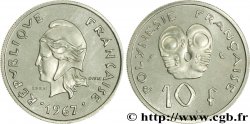 POLINESIA FRANCESA Essai de 10 Francs Marianne 1967 Paris