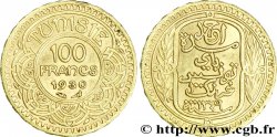 TUNISIE - PROTECTORAT FRANÇAIS 100 Francs or frappée au nom du Bey Ahmed 1930 Paris