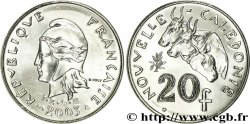 NUOVA CALEDONIA 20 Francs I.E.O.M. Marianne / zébus d’élevage de Nouvelle Calédonie 2003 Paris