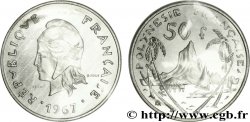 FRENCH POLYNESIA Essai de 50 Francs Marianne 1967 Paris