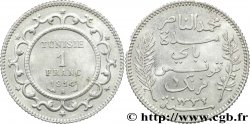 TUNISIE - PROTECTORAT FRANÇAIS 1 Franc AH 1332 1914 Paris SUP