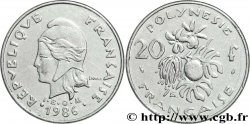 FRENCH POLYNESIA 20 Francs I.E.O.M Marianne 1986 Paris