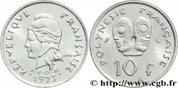 FRANZÖSISCHE-POLYNESIEN 10 Francs I.E.O.M Marianne 1973 Paris