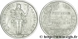 FRENCH POLYNESIA 2 Francs I.E.O.M. Polynésie Française 1977 Paris
