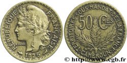 CAMERUN - Territorios sobre mandato frances 50 Centimes 1925 Paris