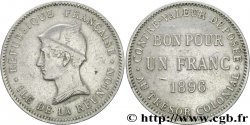 ÎLE DE LA RÉUNION - Troisième République 1 Franc 1896 Paris