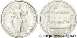 POLYNÉSIE FRANÇAISE 2 Francs I.E.O.M. Polynésie Française 1983 Paris