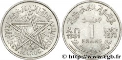 MAROKKO - FRANZÖZISISCH PROTEKTORAT 1 Franc Empire Chérifien - Maroc AH1370 1951 Paris