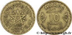 MAROCCO - PROTETTORATO FRANCESE 10 Francs AH1371 1952 Paris