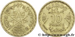 MAROC - PROTECTORAT FRANÇAIS 10 Francs AH1371 1952 Paris