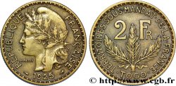 TOGO - MANDATO FRANCESE 2 Francs 1925 Paris